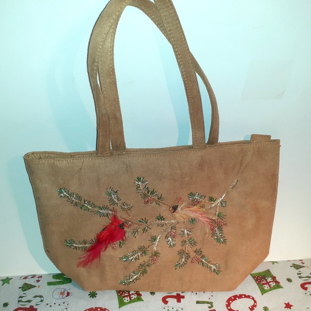 Capelli Handbag with Red Bird Motif